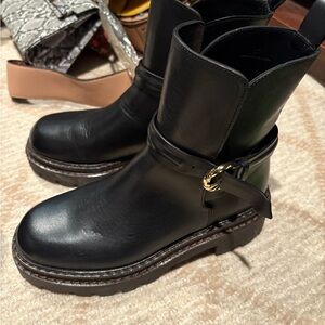 NWOT Ulla Johnson Black Leather Boots